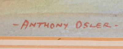 Lot 652 - ANTHONY OSLER (B. 1938) WATERCOLOUR PAINTING