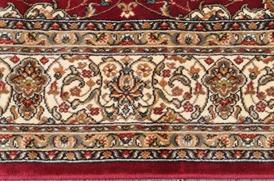 Lot 631 - VINTAGE BELUCHI SILK & WOOL CARPET FLOOR RUG