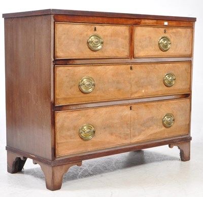 Lot 730 - VICTORIAN 19TH CENTURY MAHOGANY CHEST OF DRAWERS