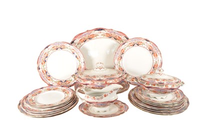 Lot 118 - SOHO POTTERY - EARLY 20TH CENTURY MONTROSE PATTERN PART DINNER SERVICE