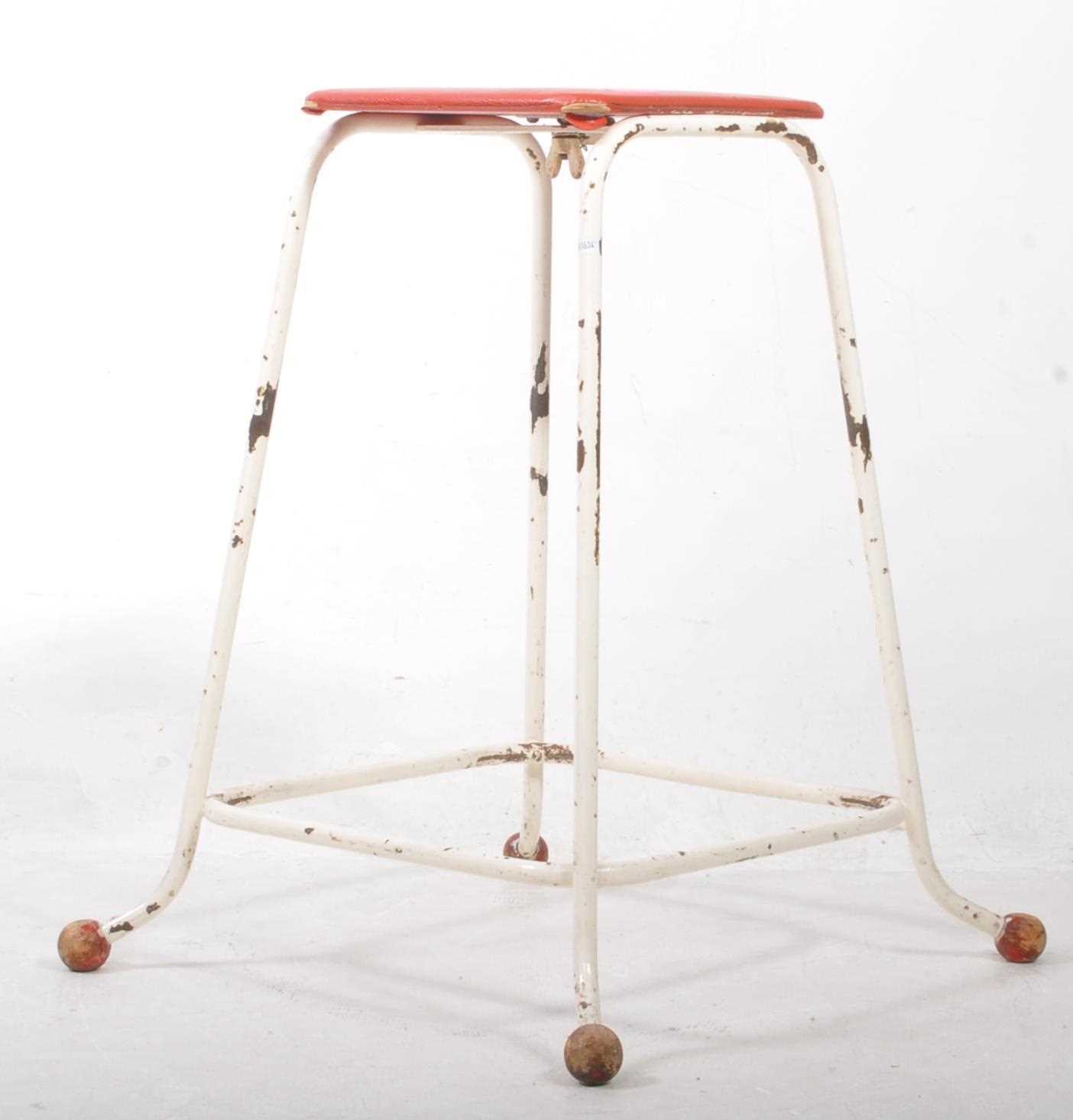 Lot 618 - MID CENTURY INDUSTRIAL FACTORY STOOL