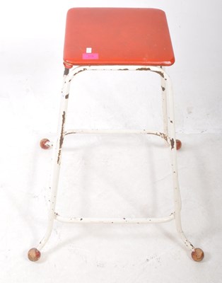 Lot 618 - MID CENTURY INDUSTRIAL FACTORY STOOL