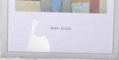 Lot 613 - SEAN SCULLY - TWO MODERNIST FRAMED AND GLAZED PRINTS