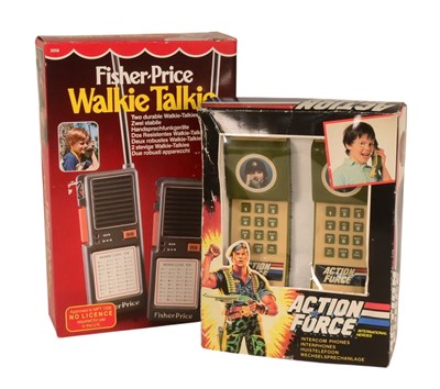 Lot 705 - RETRO TOYS - ACTION FORCE INTERCOME PHONES & WALKIE TALKIES