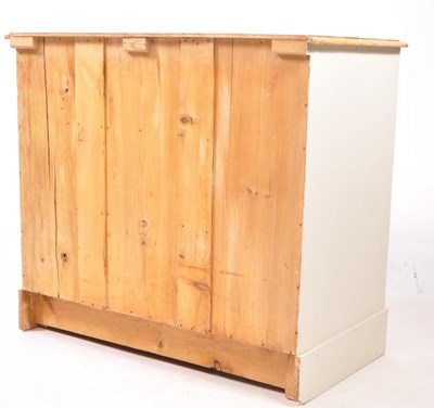 Lot 638 - VICTORIAN 19TH CENTURY PAINTED CHEST OF DRAWERS