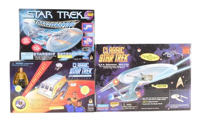 Lot 529 - STAR TREK - X3 VINTAGE STAR TREK PLAYSETS