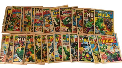Lot 735 - COMICS - VINTAGE MARVEL HULK COMICS INCLUDING ISSUE NO 1