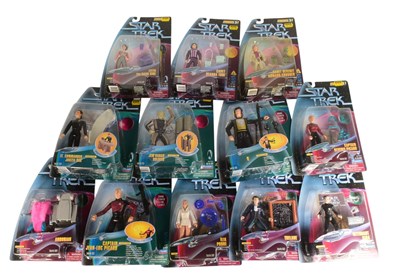 Lot 516 - STAR TREK - COLLECTION OF PLAYMATES CARDED ACTION FIGURES
