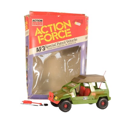 Lot 754 - ACTION MAN - TRAINING TOWER & ACTION FORCE SPECIAL PATROL VEHICLE