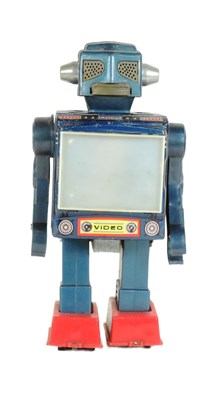 Lot 572 - TINPLATE TOYS - VINTAGE JAPANESE HORIKAWA VIDEO ROBOT