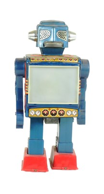 Lot 544 - TINPLATE TOYS - VINTAGE JAPANESE HORIKAWA VIDEO ROBOT