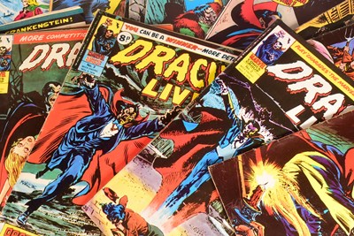 Lot 506 - COMICS - VINTAGE MARVEL DRACULA LIVES COMIC BOOKS