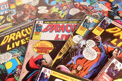 Lot 506 - COMICS - VINTAGE MARVEL DRACULA LIVES COMIC BOOKS