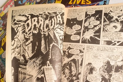 Lot 506 - COMICS - VINTAGE MARVEL DRACULA LIVES COMIC BOOKS
