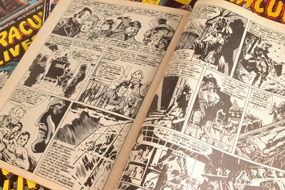Lot 506 - COMICS - VINTAGE MARVEL DRACULA LIVES COMIC BOOKS