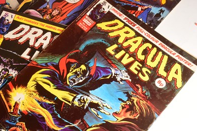 Lot 506 - COMICS - VINTAGE MARVEL DRACULA LIVES COMIC BOOKS