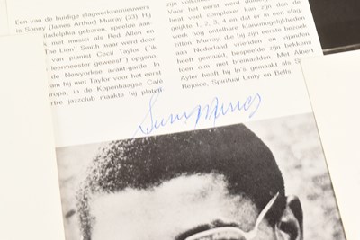 Lot 20 - JAZZ / BLUES - COLLECTION OF VINTAGE AUTOGRAPHS