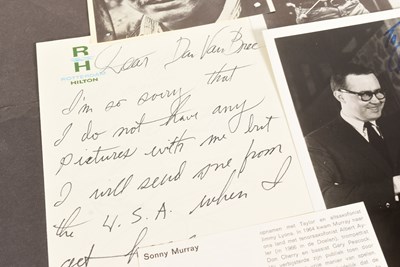 Lot 20 - JAZZ / BLUES - COLLECTION OF VINTAGE AUTOGRAPHS