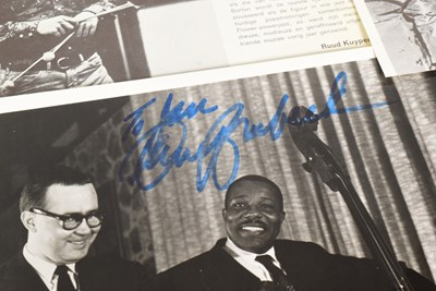 Lot 20 - JAZZ / BLUES - COLLECTION OF VINTAGE AUTOGRAPHS