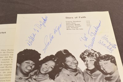 Lot 20 - JAZZ / BLUES - COLLECTION OF VINTAGE AUTOGRAPHS