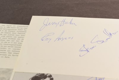 Lot 20 - JAZZ / BLUES - COLLECTION OF VINTAGE AUTOGRAPHS
