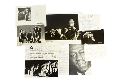 Lot 149 - JAZZ / BLUES - COLLECTION OF VINTAGE AUTOGRAPHS