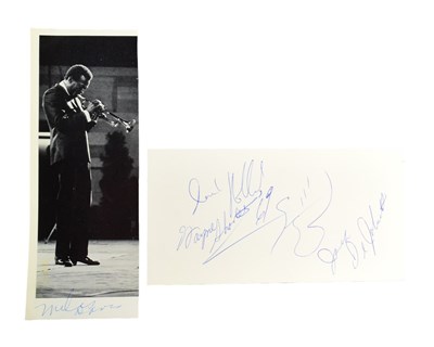 Lot 44 - JAZZ - MILES DAVIS QUINTET - FULL BAND AUTOGRAPHS