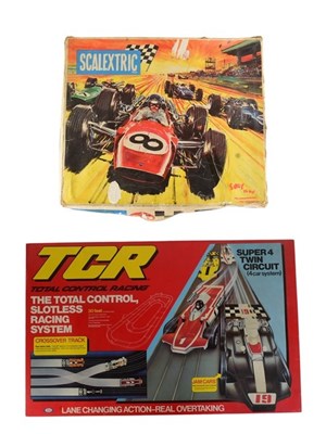 Lot 832 - SCALEXTRIC - TWO SLOT CAR RACING SETS