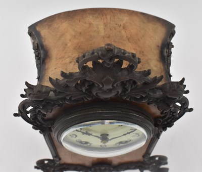 Lot 35 - LENZKIRCH, 1MILLION, GERMANY - 19TH CENTURY BLACK FOREST MANTEL CLOCK