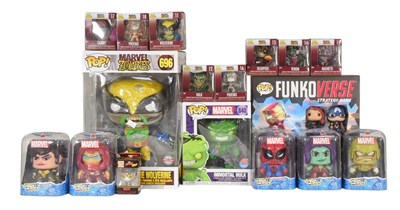 Lot 766 - FUNKO POPS! & MIGHTY MUGGS - COLLECTION OF MARVEL FIGURES