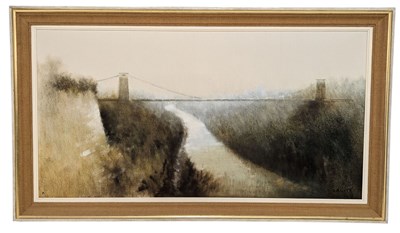 Lot 56 - ANTHONY ROBERT KLITZ (BRITISH 1917-200) - CLIFTON SUSPENSION BRIDGE, 1969