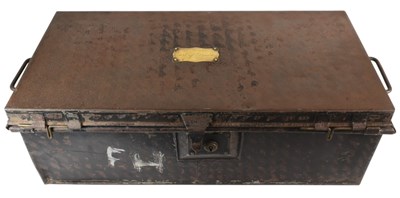 Lot 87 - 19TH CENTURY MILITARY TRAVELLING CASE - EARL OF DEVON