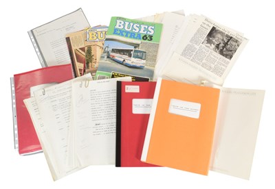 Lot 370 - THE RONALD WOLFE COLLECTION – BACK ON THE BUSES