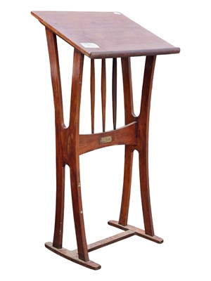 Lot 777 - MID 20TH CENTURY ARTS & CRAFTS MANNER READING STAND LECTURN