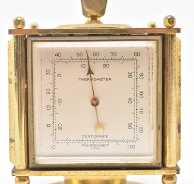 Lot 98 - IMHOF, SWISS - 20TH CENTURY GILT BRASS WEATHER STATION COMPENDIUM