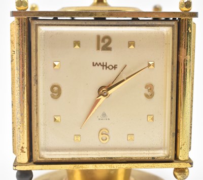 Lot 98 - IMHOF, SWISS - 20TH CENTURY GILT BRASS WEATHER STATION COMPENDIUM