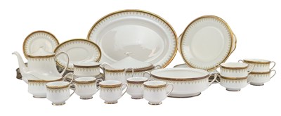 Lot 38 - ROYAL ALBERT PARAGON ATHENA PATTERN PORCELAIN PART DINNER & TEA SET