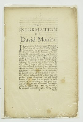 Lot 100 - POPISH PLOT. FOURTEEN 17TH CENTURY PAMPHLETS RELATING TO THE PLOT