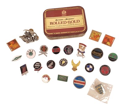 Lot 206 - COLLECTION OF 20TH CENTURY PIN BADGES VINTAGE MOTORCYCLE ETC.