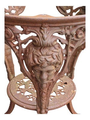Lot 720 - VICTORIAN 19TH CENTURY CAST IRON BRITANNIA PUB TAVERN TABLE BASE