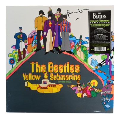 Lot 60 - PAUL MCCARTNEY - THE BEATLES - YELLOW SUBMARINE - SIGNED LP