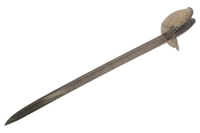 Lot 172 - 19TH CENTURY GERMAN NAVAL CUTLASS SWORD