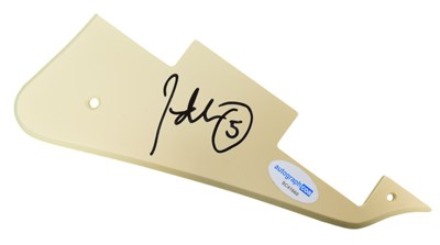 Lot 52 - JOHN 5 (GUITARIST) - SIGNED GUITAR SCRATCHPLATE - ACOA