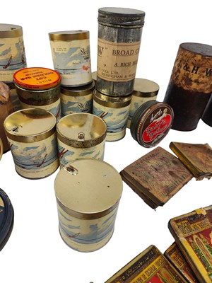 Lot 124 - TOBACCIANA. COLLECTION OF APPROX. 74 EARLY 20TH CENTURY CIGARETTE TINS WITH CONTENTS