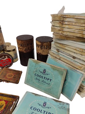 Lot 124 - TOBACCIANA. COLLECTION OF APPROX. 74 EARLY 20TH CENTURY CIGARETTE TINS WITH CONTENTS
