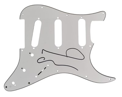 Lot 49 - OASIS (BAND) - NOEL GALLAGHER - SIGNED GUITAR SCRATCHPLATE