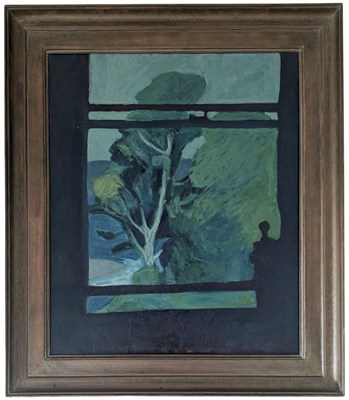 Lot 119 - DAVID SCOTT (20TH CENTURY) - UNTITLED WINDOW SCENE