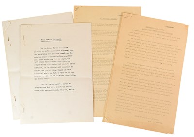 Lot 81 - SECOND WORLD WAR COPIES OF HITLERS LAST WILL & TESTEMENT