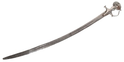 Lot 331 - 19TH CENTURY INDIAN TULWAR SWORD