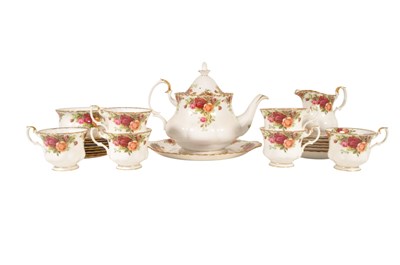 Lot 35 - ROYAL ALBERT - OLD COUNTRY ROSES - PORCELAIN TEA SERVICE